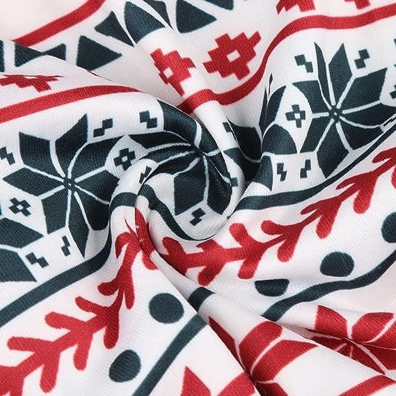 Men's Christmas Matching Sleepwear Cute Cartoon Elk Print - Image 5