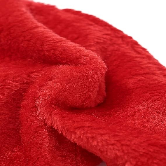 Velvet Plush Super Soft Santa Beanie - Image 3