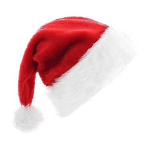 Velvet Plush Super Soft Santa Beanie
